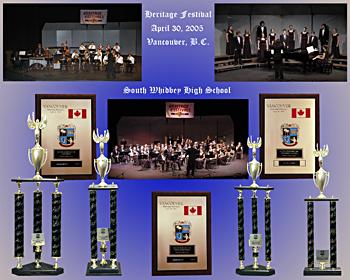 South Whidbey HS Bands and Awards